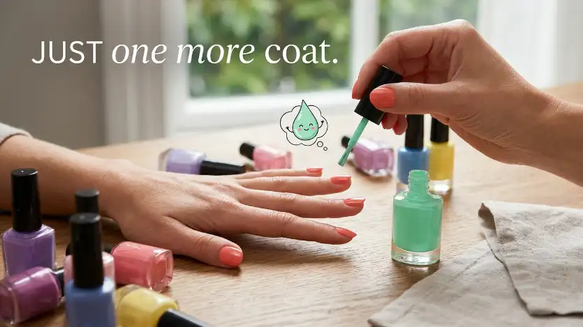 nail polish puns image