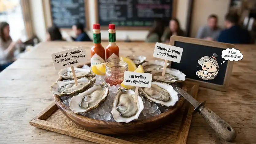 oyster puns for instagram image