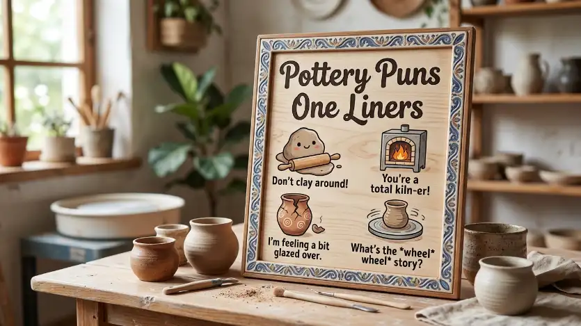 pottery puns one liners image
