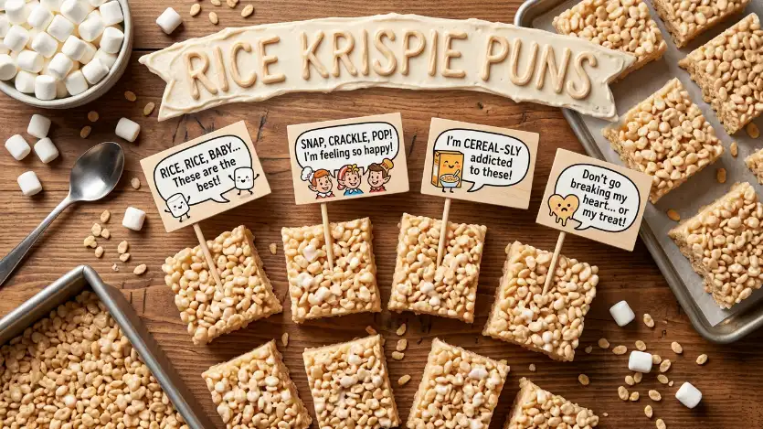rice krispie puns image