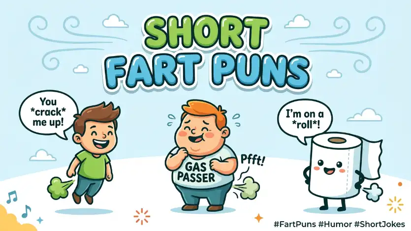 short fart puns image