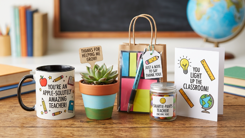 teacher gift puns​ image
