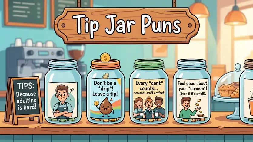 tip jar puns image